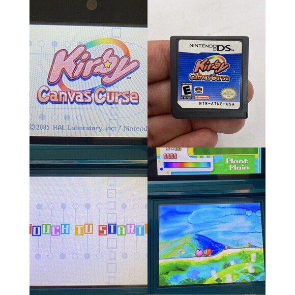 Kirby: Canvas Curse (Nintendo DS, 2005) Cartridge Only, Tested Works Authentic!